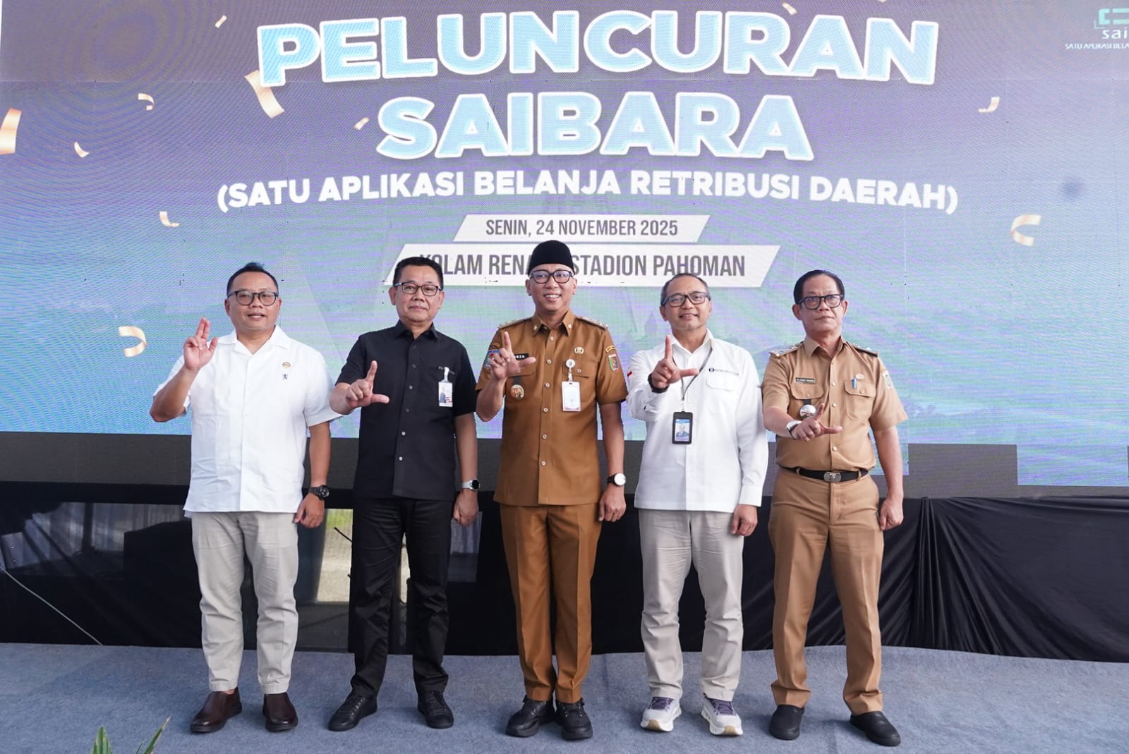 Pemprov Lampung Luncurkan Aplikasi Saibara untuk Permudah Transaksi Retribusi Daerah